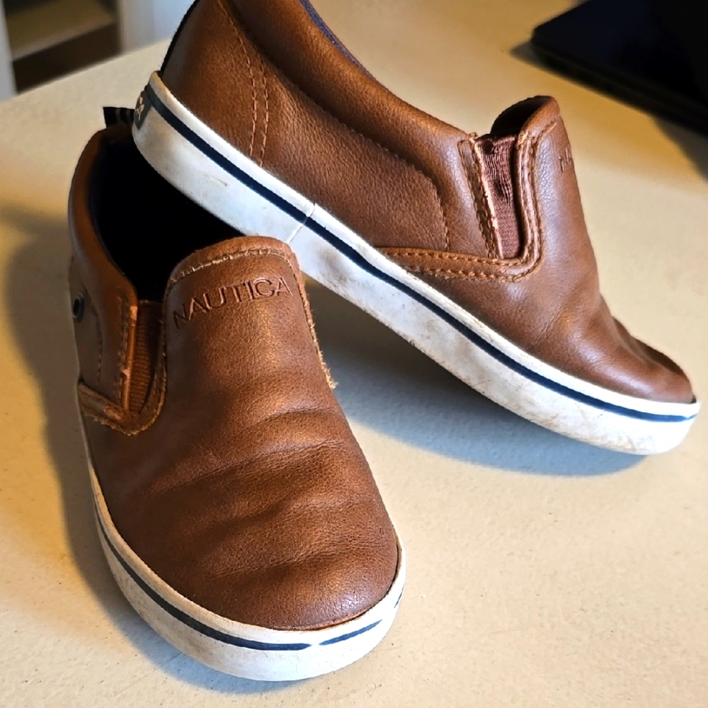 Nautica Kids Brown Slip-On Shoes